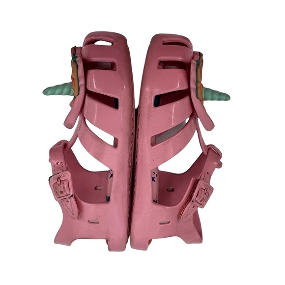Mini Melissa Pink Unicorn Jelly Shoes Size 9 Toddler Girl's - Picture 5 of 8